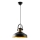 Lustre suspenso em cabo DODO 1xE27/40W/230V preto/bronze