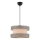Lustre suspenso em cabo HALO 1xE27/60W/230V bege/cinzento