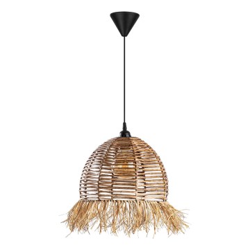 Lustre suspenso em cabo RUYO 1xE27/40W/230V castanho