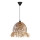 Lustre suspenso em cabo RUYO 1xE27/40W/230V castanho