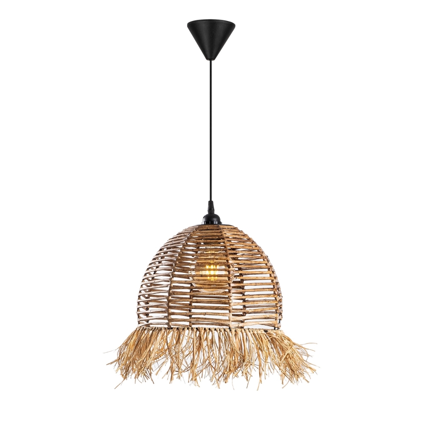 Lustre suspenso em cabo RUYO 1xE27/40W/230V castanho