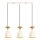 Lustre suspenso em cabo SIVANI 3xE27/40W/230V branco/cobre