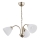 Lustre suspenso ENIGMA em corrente, 3x soquete E14/10W/230V, acabamento bronze