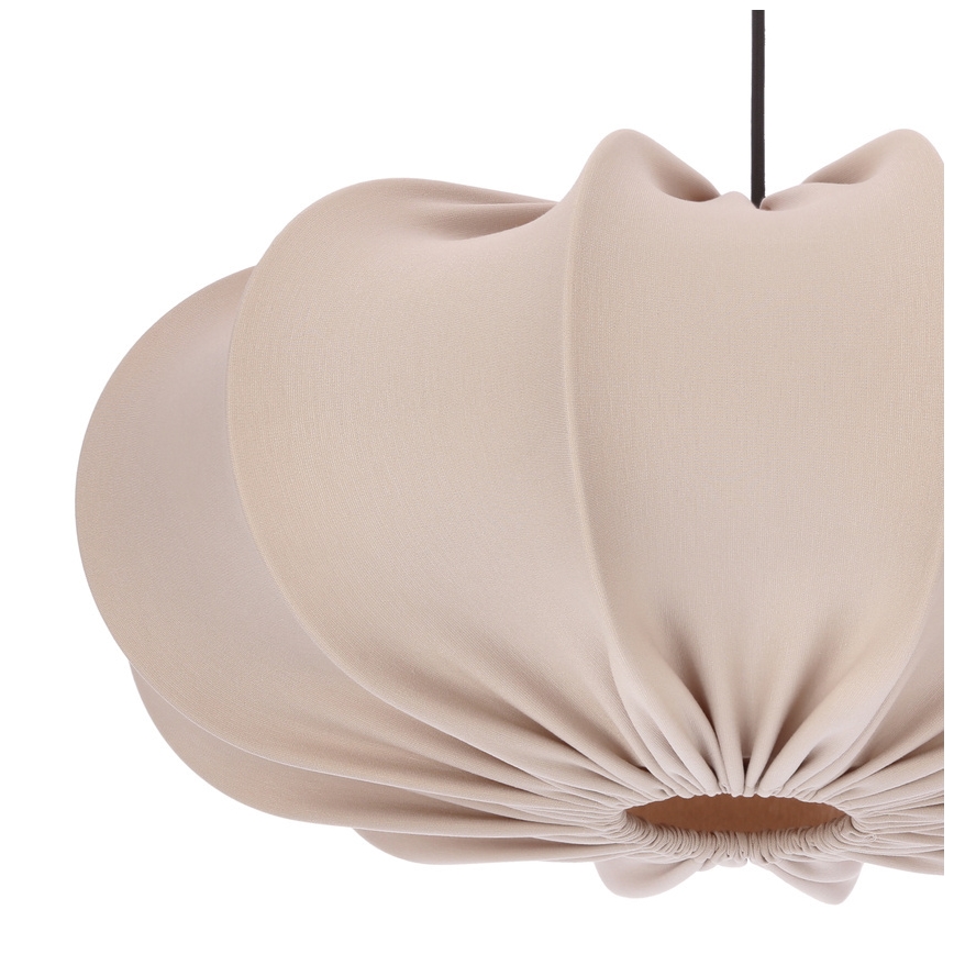 Lustre suspenso por cabo CAFEE 1xE27/40W/230V, diâmetro 52 cm, bege