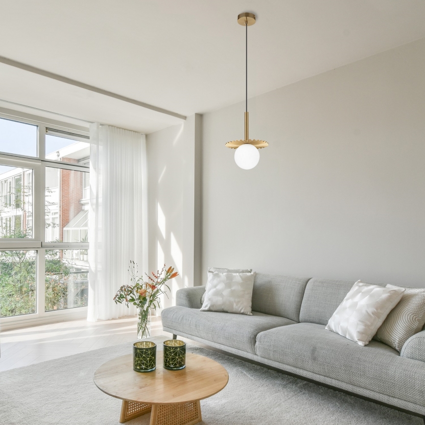 Lustre suspenso por cabo CHITA 1xG9/5W/230V dourado