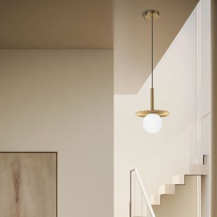 Lustre suspenso por cabo CHITA 1xG9/5W/230V dourado