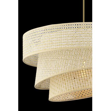 Lustre suspenso por cabo COUPER 1xE27/60W/230V creme