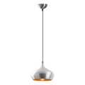 Lustre suspenso por cabo DODO 1xE27/40W/230V cromado mate
