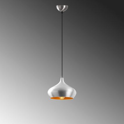 Lustre suspenso por cabo DODO 1xE27/40W/230V cromado mate