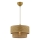 Lustre suspenso por cabo ECHO 1xE27/60W/230V castanho