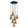 Lustre suspenso por cabo KEM 7xE27/40W/230V dourado