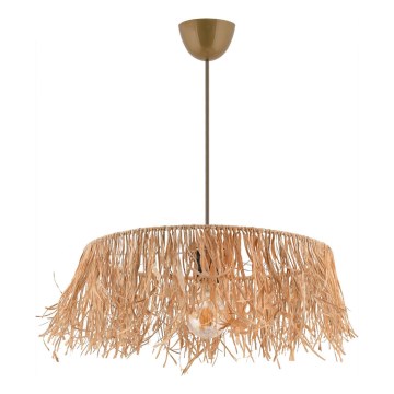 Lustre suspenso por cabo MARISKA 1xE27/40W/230V, ráfia