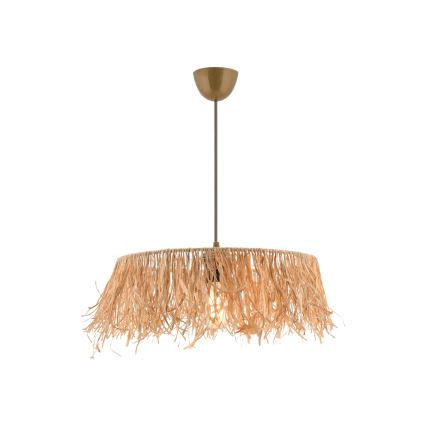 Lustre suspenso por cabo MARISKA 1xE27/40W/230V, ráfia