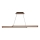 Lustre suspenso por cabo SENTO LED/19W/230V em madeira