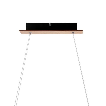 Lustre suspenso por cabo SENTO LED/19W/230V em madeira