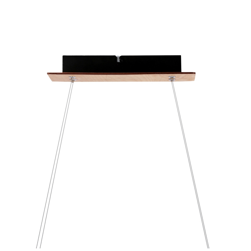 Lustre suspenso por cabo SENTO LED/19W/230V em madeira