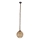 Lustre suspenso por cabo SHEDON 1xE27/40W/230V bege fumê