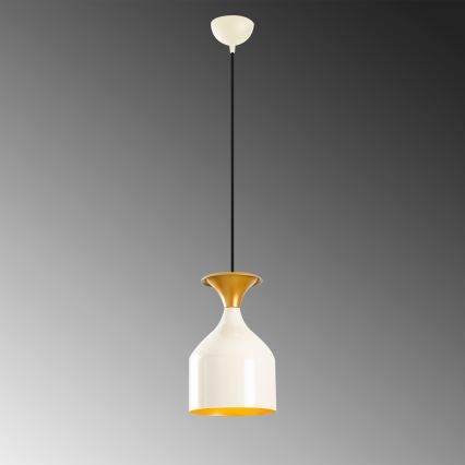 Lustre suspenso por cabo SIVANI 1xE27/40W/230V branco/cobre
