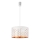 Lustre suspenso por cabo ULLE 1xE27/15W/230V branco
