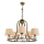 Lustre suspenso por corrente NARA 5xE27/40W/230V latão