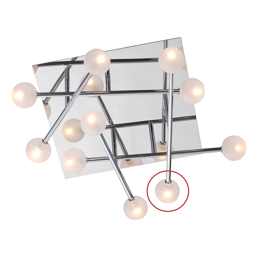 Luxera 17101 - Vidros de substituição para o candeeiro OLIVIA G4
