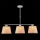 LUXERA 18066 - Candelabro COMBO 3xE27/60W bege