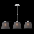 LUXERA 18067 - Candelabro COMBO 3xE27/60W cinzento