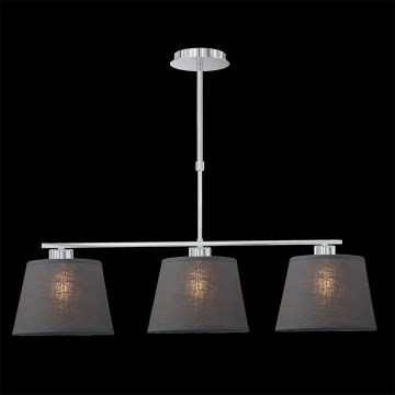 LUXERA 18067 - Candelabro COMBO 3xE27/60W cinzento