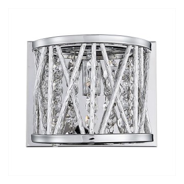 LUXERA 46063 - Iluminação de parede STIXX 1xG9/33W/230V prateado