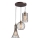 LUXERA 46073 - Candelabro num fio TRION 3xE27/60W/230V
