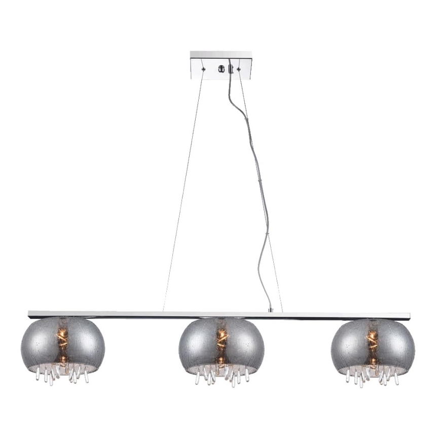 Luxera 46092 - Candelabro num fio ATMOSPHERA 3xG9/7W/230V