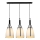 Luxera 61302 - Candelabro num fio ZORZO 3xE27/60W/230V