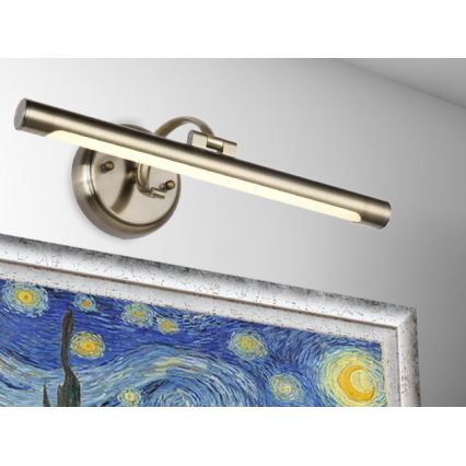 LUXERA 62301 - Luz de imagem LED MOSSARIO LED/8W/230V bronze