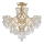 LUXERA 62439 - Candelabro integrado de cristal GRANADA 6xE14/40W/230V