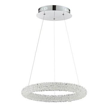 Luxera 64391 - Candelabro de cristal num fio LED ALMEDA LED/24W/230V