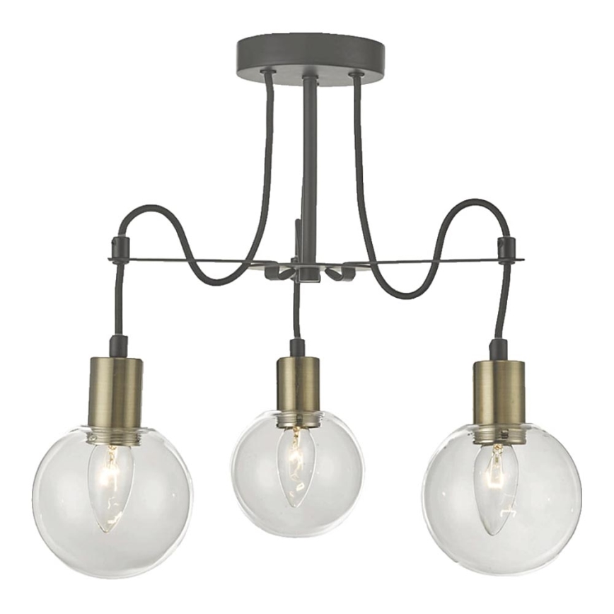 LUXERA 64402 - Candelabro num fio ABRAZO 3xE14/40W/230V