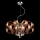 LUXERA 64408 - Candelabro de cristal num fio RIBBON CRYSTAL 6xG9/33W/230V