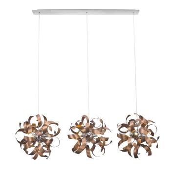 Luxera 64421 - Candelabro num fio RIBBON 3xG9/33W/230V