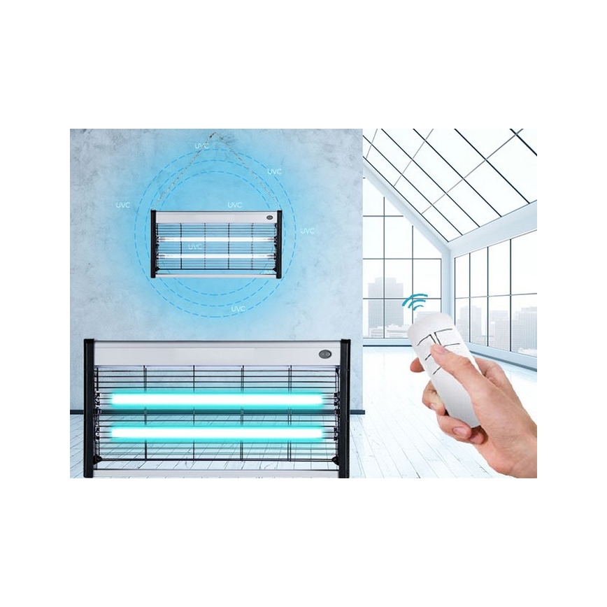 Luxera 70418 - Lâmpada germicida 2xT5 UVC/15W/230V + CR