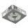 LUXERA 71008 - Luz embutida ELEGANT 1xGU10/50W/230V