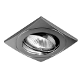 LUXERA 71029 - Luz embutida ELEGANT 1xGU10/50W/230V