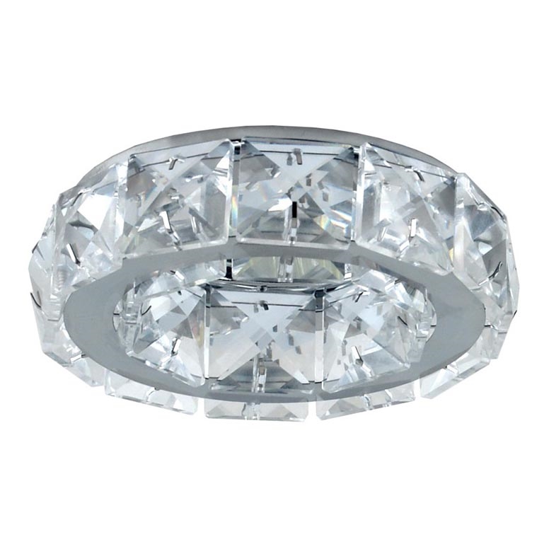 LUXERA 71055 - Luz embutida CRYSTALS 1xGU10/50W/230V