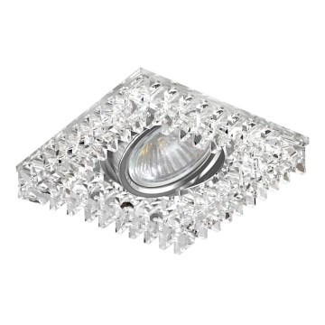 LUXERA 71067 - Luz embutida CRYSTALS 1xGU10/50W/230V