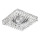 LUXERA 71067 - Luz embutida CRYSTALS 1xGU10/50W/230V