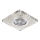 LUXERA 71072 - Luz embutida ELEGANT 1xGU10/50W/230V + LED STRIPE