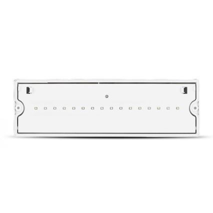 Luz de Emergência LED EMERGENCY EXIT LED/3W/230V IP65 6000K 1200mAh