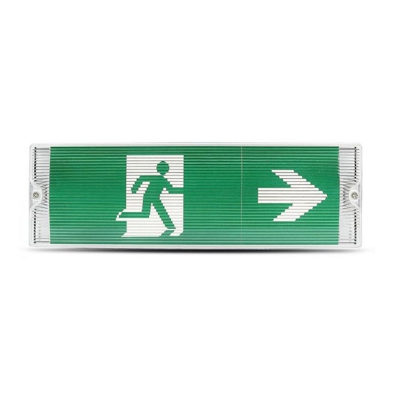 Luz de Emergência LED EMERGENCY EXIT LED/3W/230V IP65 6000K 1200mAh