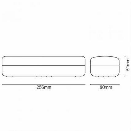 Luz de emergência LED LED/3W/230V 6000K