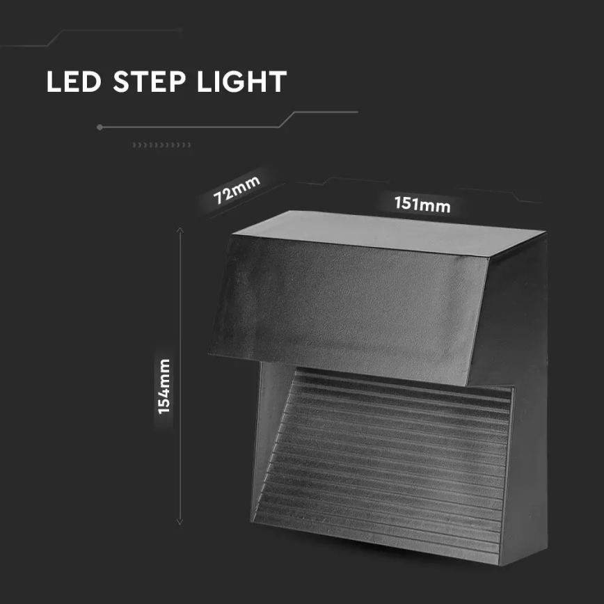 Luz de escadas LED 1xLED/3W/230V 4000K IP65