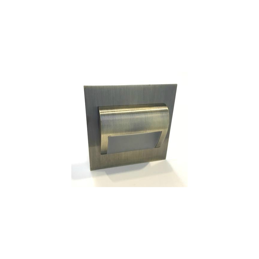 Luz de escadas LED DECORUS LED/1,2W/12V 3000K bronze